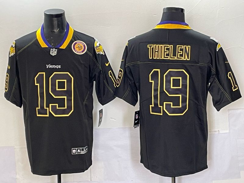 Men 2025 Minnesota Twins #19 Thielen black Nike Limited NFL Jersey style 034